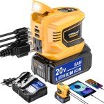 200W Power Inverter for Dewalt 20V Batteries
