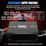 3000W Power Inverter for Car, Home, and RV