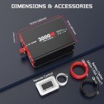 3000W Power Inverter for Car, Home, and RV