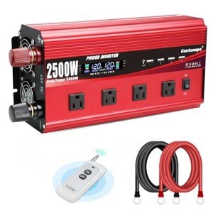 2500W Power Inverter with Remote & LCD Display