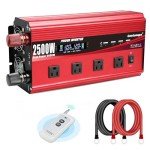 2500W Power Inverter with Remote & LCD Display