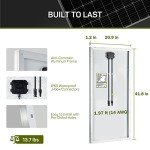 200W Monocrystalline Solar Panel Set with Controller