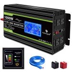 1000W Pure Sine Wave Power Inverter with Remote