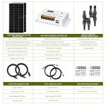 200W Monocrystalline Solar Panel Set with Controller