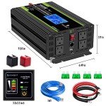 1000W Pure Sine Wave Power Inverter with Remote