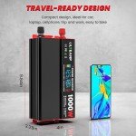 1000W Car Power Inverter with LCD Display