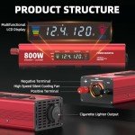 800W Power Inverter for Car and Outdoor Use