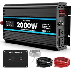 2000W Pure Sine Wave Inverter with Remote Control
