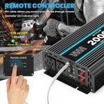 2000W Pure Sine Wave Inverter with Remote Control