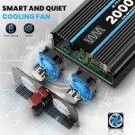 2000W Pure Sine Wave Inverter with Remote Control