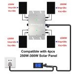 Y&H 1200W Solar Micro Inverter with AC Monitor