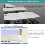 JOSKAA 2400W WiFi Solar Grid Tie Micro Inverter