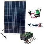 110W Solar Kit with 300W Inverter & Charge Controller