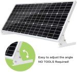 100W Solar Panel Kit with Charge Controller & Accessories