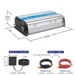 1200W DC to AC Power Inverter with Solar Controller