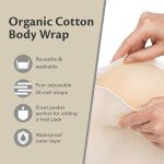 Organic Cotton Castor Oil Wrap for Detox