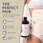 Organic Cotton Castor Oil Wrap for Detox