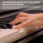 Yamaha YDPS55 Slim Digital Piano in Black