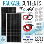SereneLife 400W Portable Solar Starter Kit