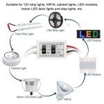15W Waterproof DC 12V LED Power Supply (2-Pack)