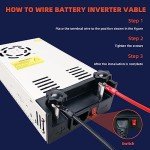 Yaheeda 110V AC to 12V DC Power Converter