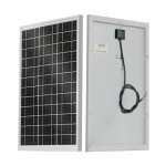ECO-WORTHY 25W 12V Waterproof Solar Panel