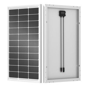 ECO-WORTHY 100W Monocrystalline Solar Panel for RVs