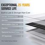 200W Monocrystalline Solar Panels - 2 Pack