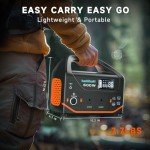 Bailibatt 600W Portable Power Station for Outdoors