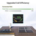 Traver Force 100W 12V Monocrystalline Solar Panel