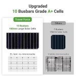 Traver Force 100W 12V Monocrystalline Solar Panel