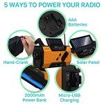 FosPower Emergency Weather Radio with Portable Power Bank
