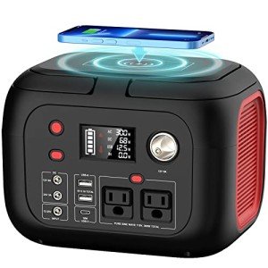 300W Portable Power Station with LED Light