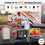 300W Portable Power Station with LED Light