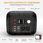 300W Portable Power Station with LED Light