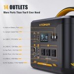 Vtoman 3096Wh Solar Generator with 200W Panel