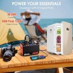 Takki 88Wh Portable Power Station with Carry Bag