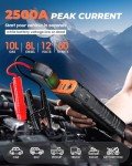 KEUASX 2500A Portable Car Jump Starter with USB