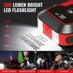 S ZEVZO ET03 Portable 2500A Car Jump Starter