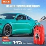 VEVOR 32 Gallon Portable Fuel Tank with Pump