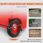 VEVOR 32 Gallon Portable Fuel Tank with Pump