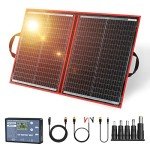 DOKIO 110W Portable Foldable Solar Panel Kit