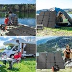 120W Foldable Solar Panel for Camping and RV