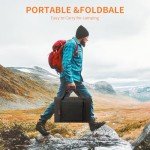 Keshoyal 60W Portable Solar Panel for Camping