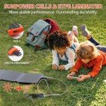 56W Portable Solar Panel with Fast Charging