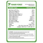 Traver Force 100W 12V Monocrystalline Solar Panel