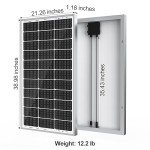 200W Monocrystalline Solar Panels - 2 Pack