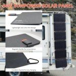 56W Portable Solar Panel with Fast Charging