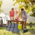 FlexSolar 60W Portable Waterproof Solar Panel Charger