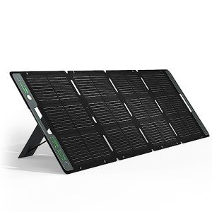 120W Portable Solar Panel with Adjustable Kickstand